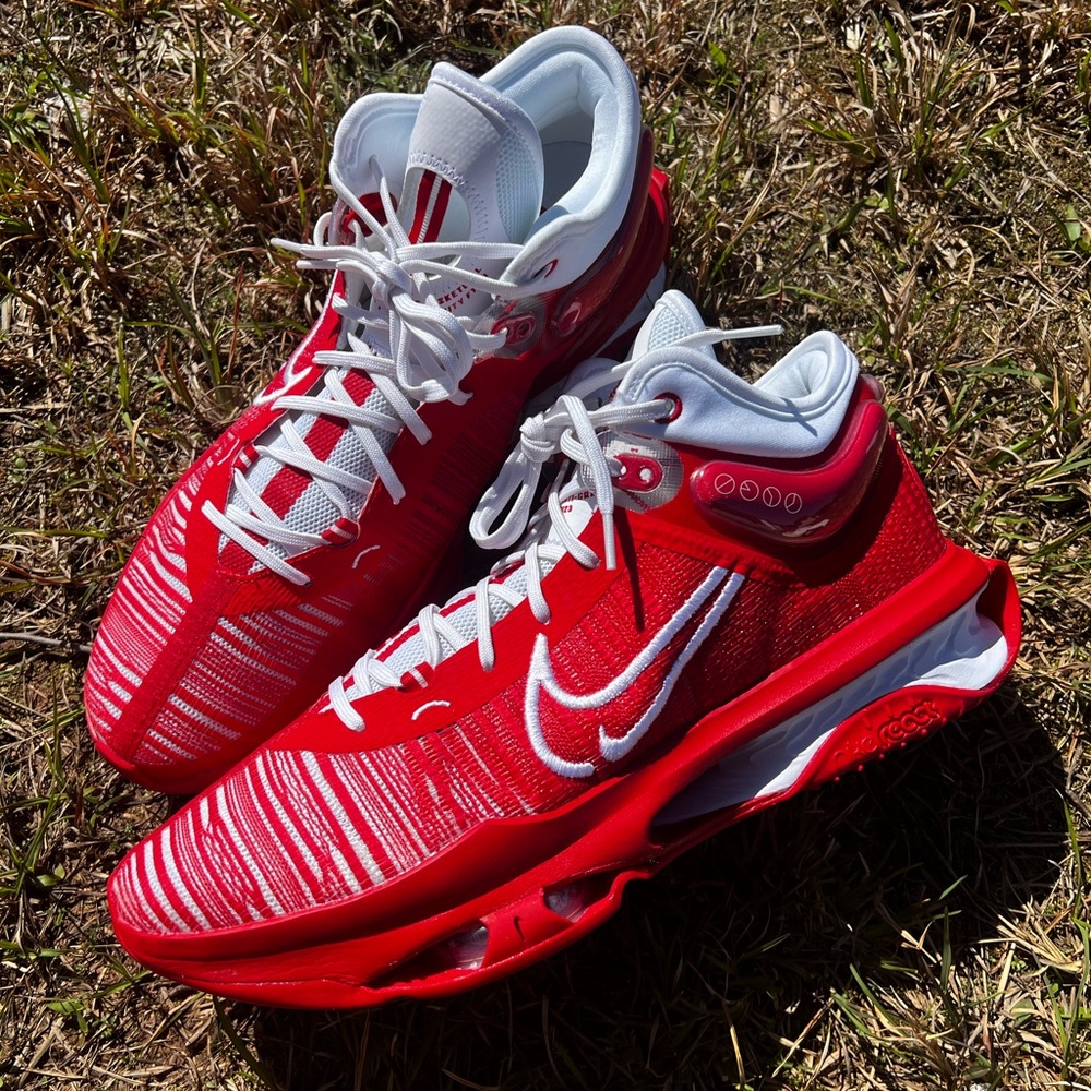 NEW Nike size 16 Zoom GT Jump 2 TB University Red Basketball shoes